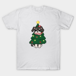 Bulldog Christmas Tree T-Shirt